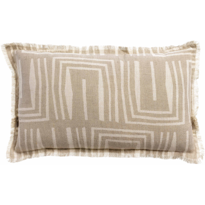 Almofada estampada Tina Naturel 30 X 50