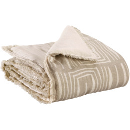 Edredón estampado Tina Naturel 85 X 200