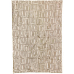 Plaid stampato Tina Naturel 135 X 200