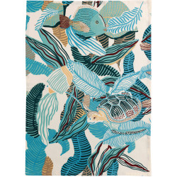 Torchon recyclé Dori Bleu 50 x 70