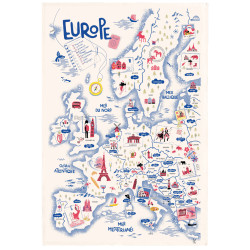 Geschirrtuch Europe Écru 48 X 72