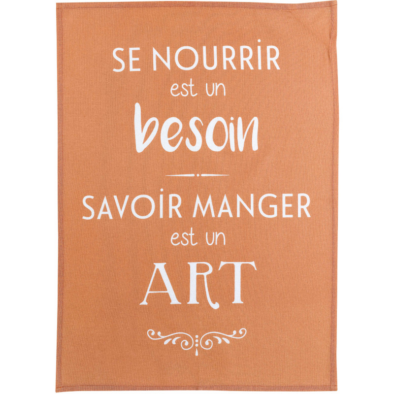 Strofinaccio Savoir manger Caramel 50 X 70