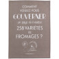 Torchon Gouverner et fromages Gris 50 x 70