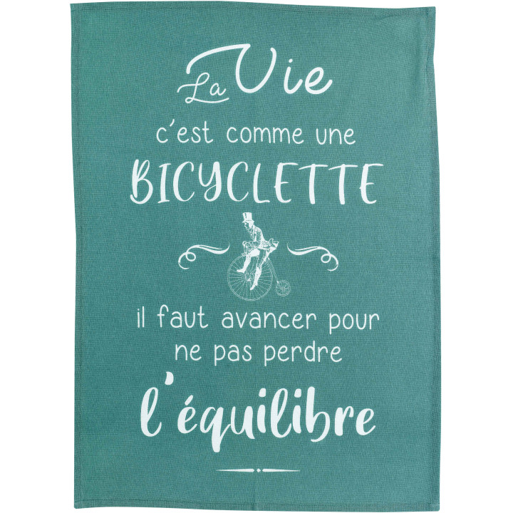 Strofinaccio Bicyclette Paon 50 X 70