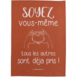 Geschirrtuch Vous-même Rouge 50 X 70