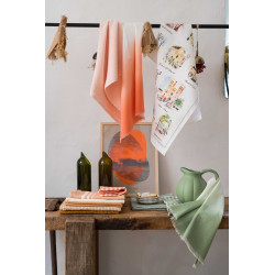 Paño de cocina Paris scénettes Blanc 48 X 72