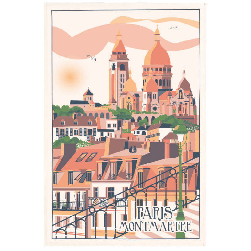 Theedoek Village Montmartre Écru 48 X 72