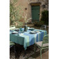Nappe recyclée Yuna Paon 170 x 170