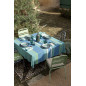 Nappe recyclée Yuna Paon 170 x 170