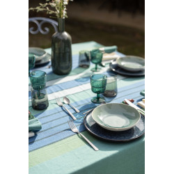 Recycelte Tischdecke Yuna Paon 170 X 170