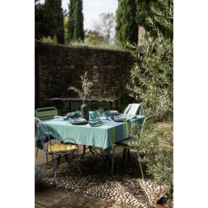 Recycelte Tischdecke Yuna Paon 170 X 170