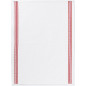 Geschirrtuch Bande Damier Rouge 50 X 70