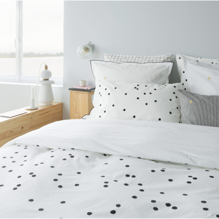 Housse de couette Odette Milk 200 x 140