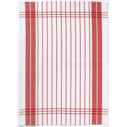 Strofinaccio Petites Rayures Rouge 50 X 70