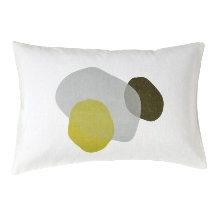 Housse de coussin Pia Brume 60 x 40