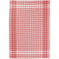 Torchon Petits Carreaux rouge  50 X 70
