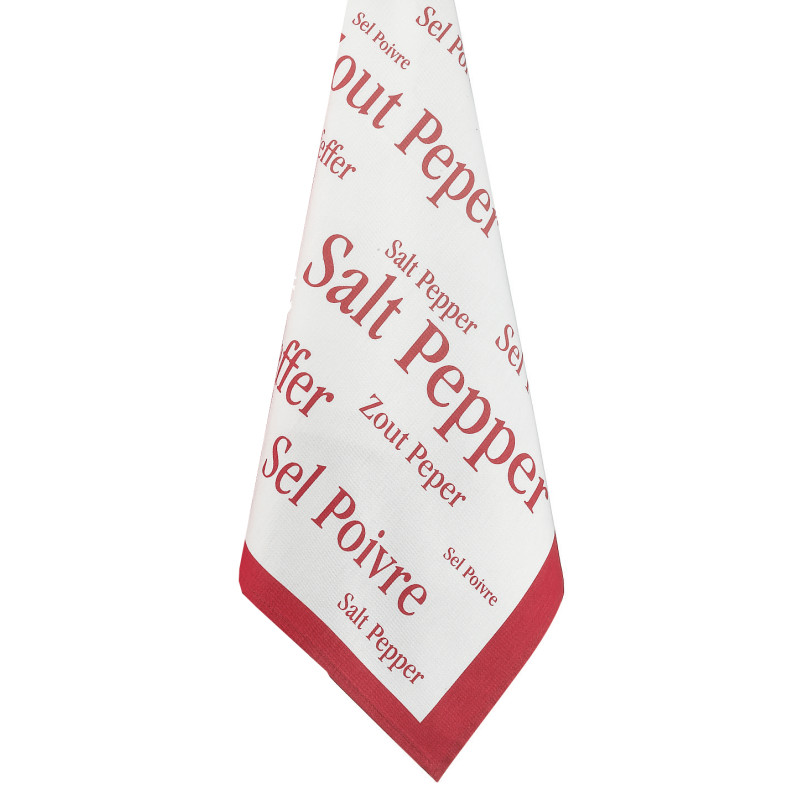 Pano de Prato Sel & Poivre Rouge 50 X 70