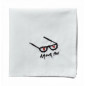 Lenço Hankie Amour Noir 25 X 25