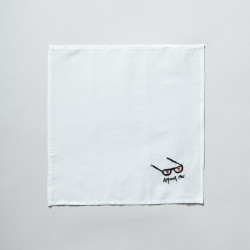Hankie Amour Zakdoek Noir 25 X 25