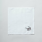 Lenço Hankie Amour Noir 25 X 25