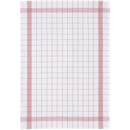 Torchon Metis Carreaux rouge 55 X 75