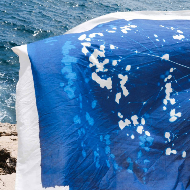 Paréo Gypso Bleu 180 x 130