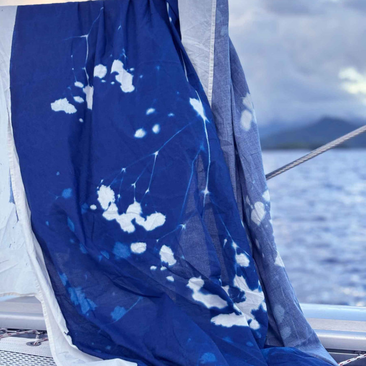 Paréo Gypso Bleu 180 x 130