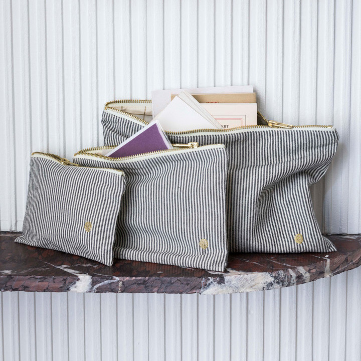 Pochette Finette Caviar 19 X 28 X 1