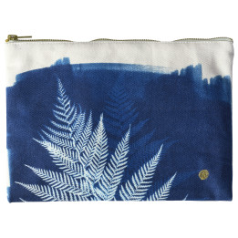 Pouch Fougère Bleu 19 X 28 X 1