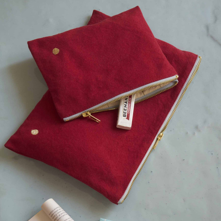 Pochette Iona Cherry 19 X 28 X 1