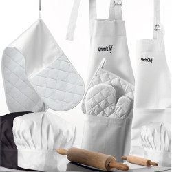Kinderkochmütze Chef Blanc 27 X 26