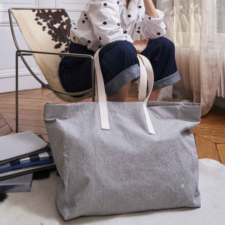 Sac cabas Finette Caviar 38 x 46 x 18