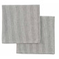 Lot de 2 serviettes de table Finette Caviar 40 x 40