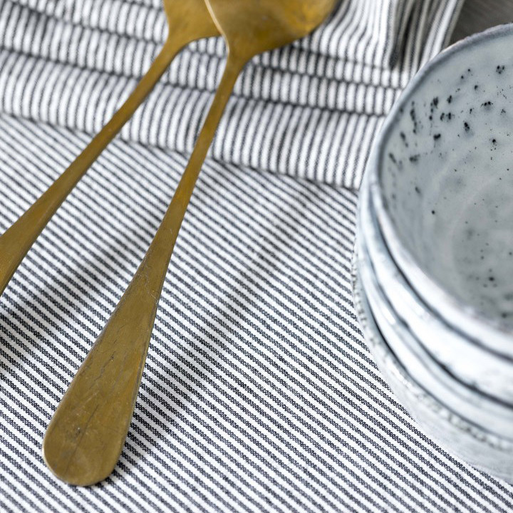 Set van 2 servetten Finette Finette Caviar 40 X 40