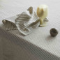 Juego de 2 servilletas de mesa Léonie Caviar 40 X 40
