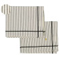 Lot de 2 sets de table Léonie Caviar 40 x 50