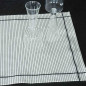 Lot de 2 sets de table Léonie Caviar 40 x 50