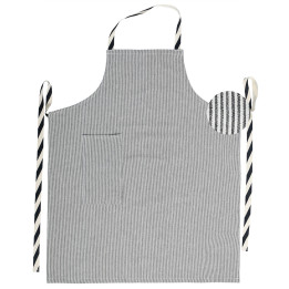 Grembiule da cucina Finette Finette Caviar 90 X 75