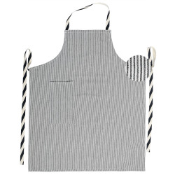Keukenschort Finette Finette Caviar 90 X 75