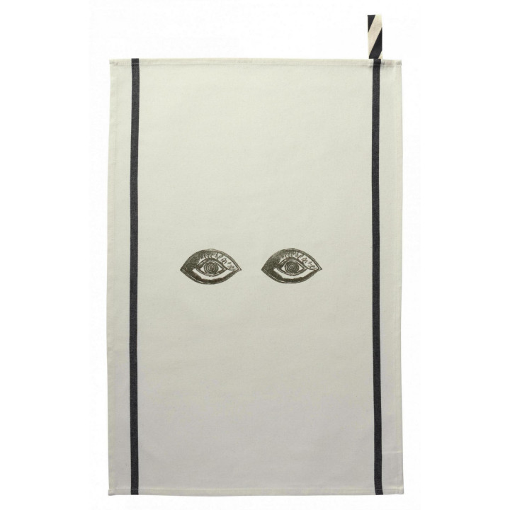Paño de cocina Bon oeil Or 50 X 70