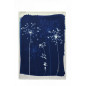 Torchon Fleurs de carotte Bleu 70 x 50