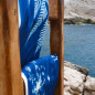 Keukendoek Fleurs de carotte Bleu 50 X 70