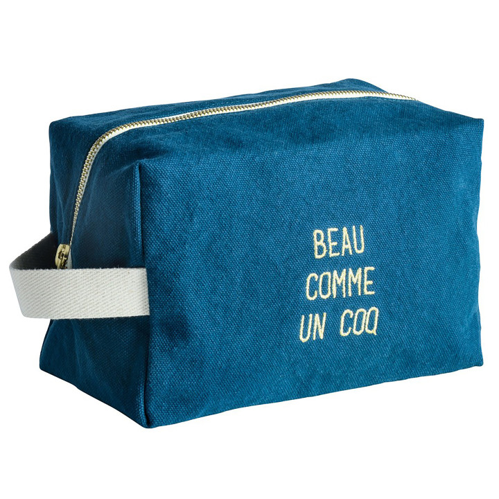 Neceser cúbico Beau orage Bleu L 22 X 14 X 10,5