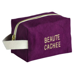 Necessaire cúbica Beauté Violet S 10 X 16 X 10