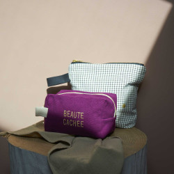 Necessaire cúbica Beauté Violet S 10 X 16 X 10