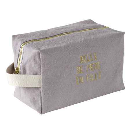 Beauty case cubico Belle Rose L 14 X 22 X 11