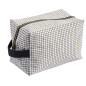 Trousse cube Gustave Caviar L 14 x 22 x 11