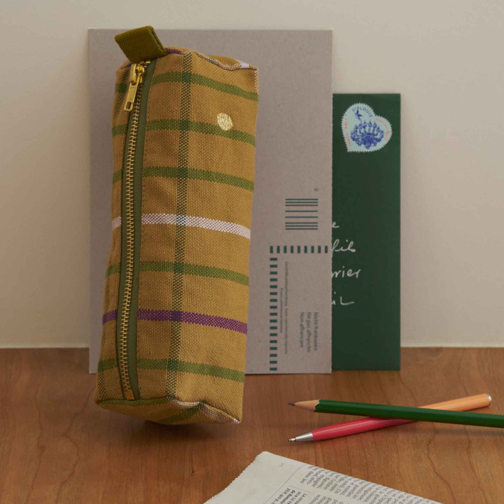 Pencil case Scotty Marron 6 X 20 X 6