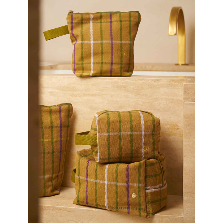 Neceser Scotty Marron L 23 X 28 X 10