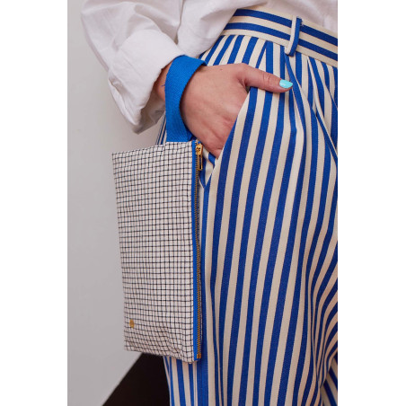 Pochette Stylo Bleu 14 X 24